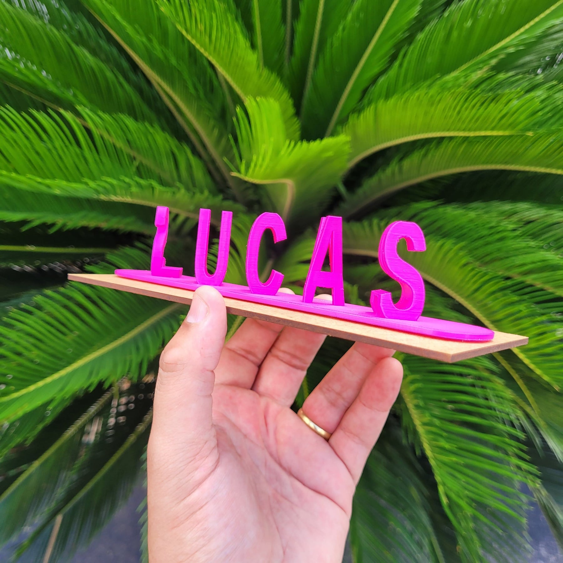 Nomes Personalizados - Ilusão 3D - 20Cm