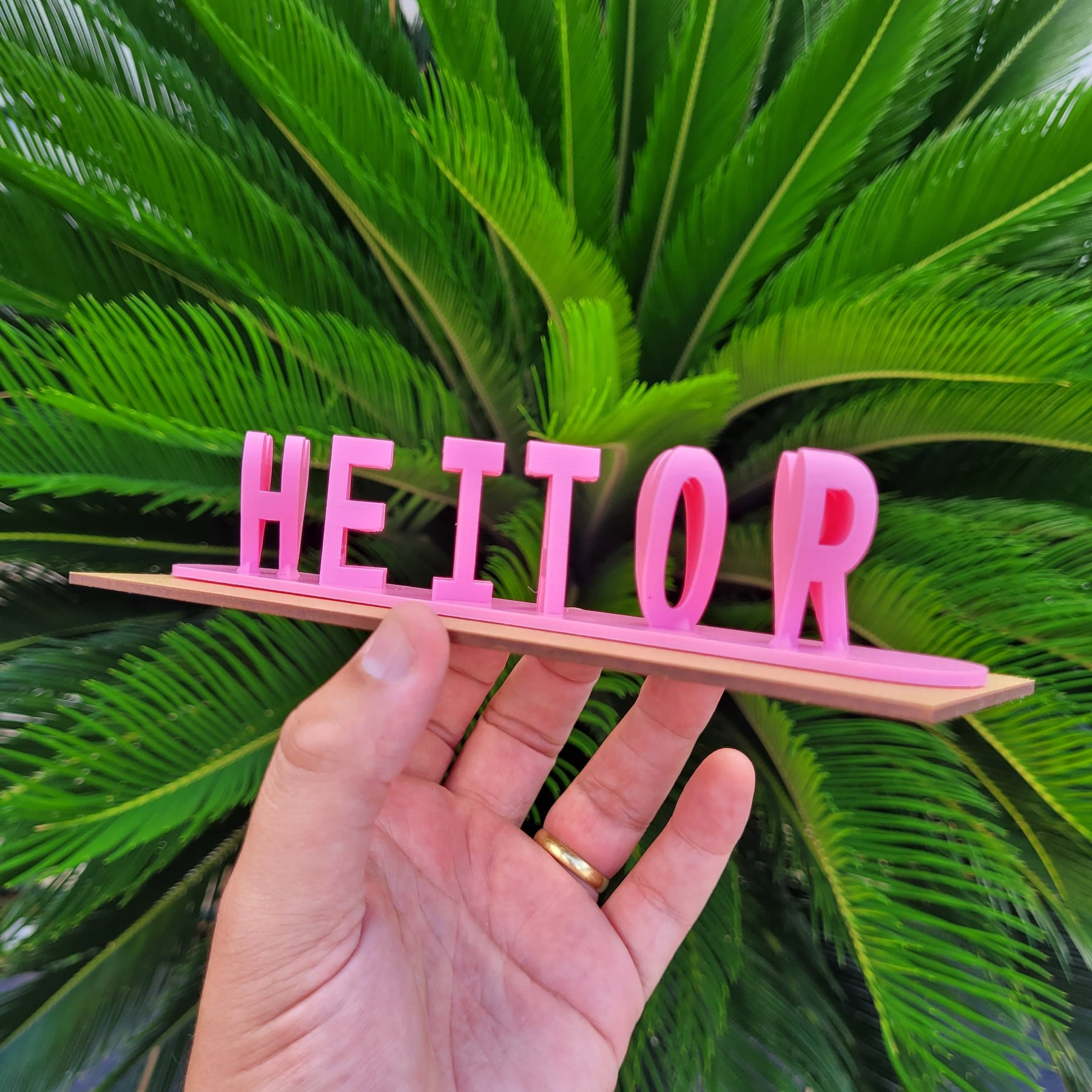 Nomes Personalizados - Ilusão 3D - 20Cm