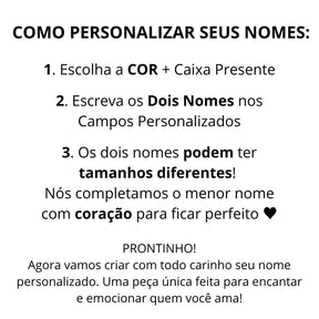 Nomes Personalizados - Ilusão 3D - 20Cm